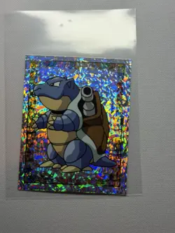 1999 Sticker Holo Series Nintendo Pokemon Blastoise Merlin Mint - Image 1