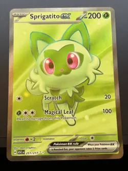 Pokemon TCG - Ascended Heroes - Sprigatito Ex 251/217 - NM - Image 1