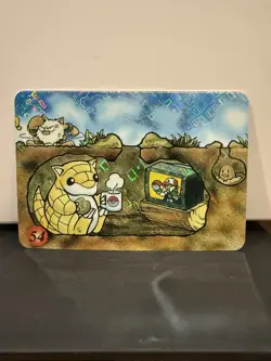 Pokemon Japanese Vending Machine Sticker Card 1996 BANDAI - Ivysaur Gastly Lick - Image 2