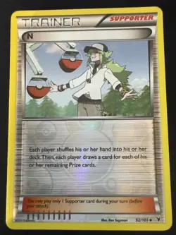 Pokemon Noble Victories Black & White Reverse Holo Rare - 92/101 - NM - Image 1