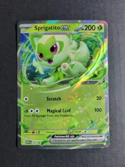Sprigatito Ex 087 Pokemon TCG S&V Black Star Promo Holo NM - Image 2