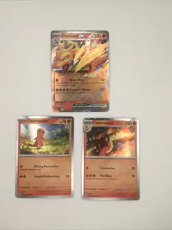 Charizard, Charmander, Charmeleon Lot, SVP 161 BS Promo, M/NM, Pokemon TCG - Image 1