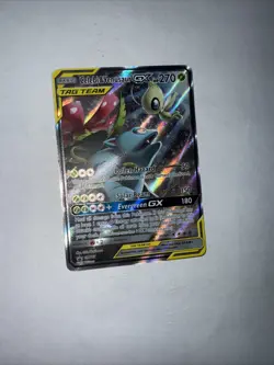 Pokemon TCG Celebi & Venusaur GX SM167 Sun & Moon Promo Tag Team Holo Ultra Rare - Image 1