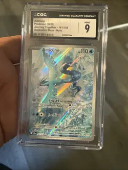 Pokemon Journey Together Articuno 161/159 CGC Grade 9 Mint Illustration Rare - Image 5