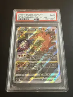 Pokemon 2022 Charizard VSTAR SWSH262 Sword & Shield Black Star Promos PSA 9 - Image 3