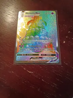 Pokemon TCG Alcremie VMAX Shining Fates 073/072 Rainbow Secret Rare NM - Image 3
