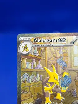 Pokemon Scarlet & Violet 151 Alakazam ex 201/165 Special Illustration Rare LP - Image 3