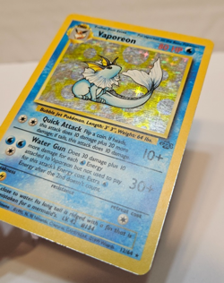 Vaporeon 12/64 Holo Rare Unlimited Jungle Pokemon 1720 - Image 2