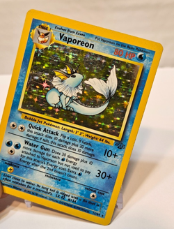 Vaporeon 12/64 Holo Rare Unlimited Jungle Pokemon 1720 - Image 4