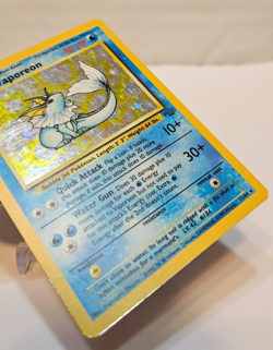 Vaporeon 12/64 Holo Rare Unlimited Jungle Pokemon 1720 - Image 5