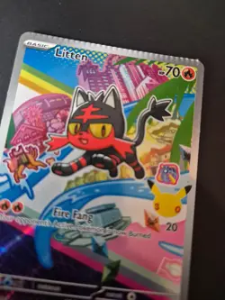 Pokemon First Partner Collection Series 1 Litten and Poplio Crimp Error!!! - Image 2