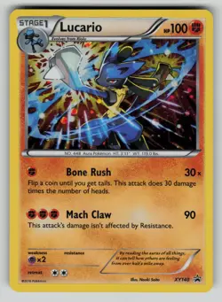Lucario - XY140 XY Promo Pokemon Holo LP - Image 1