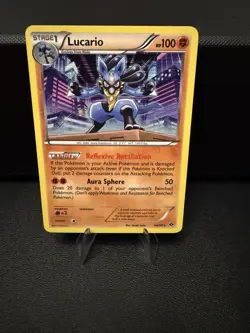 Pokemon Lucario Holo #64 Next Destinies NM - Image 1