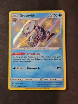 Dracovish Baby Shiny SV036/SV122 Shining Fates NM Holofoil Rare Pokemon (1A) - Image 1