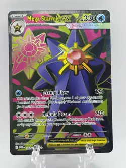 Mega Starmie EX 102/088 Full Art Ultra Rare Pokemon TCG: Perfect Order - Image 1