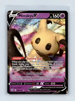Mimikyu V 062/163 Holo V Rare Battle Styles Pokemon Near Mint - Image 1