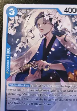 Izo OP09-044 Uncommon Emperors In The New World One Piece Card Game - Image 2