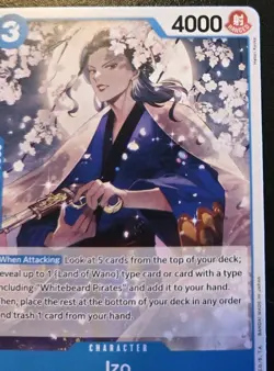 Izo OP09-044 Uncommon Emperors In The New World One Piece Card Game - Image 3