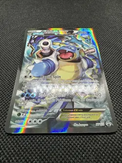 Pokemon TCG Blastoise EX XY122 Full Art Holo Black Star Promo Card - Image 4