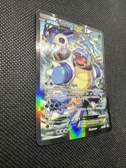 Pokemon TCG Blastoise EX XY122 Full Art Holo Black Star Promo Card - Image 5