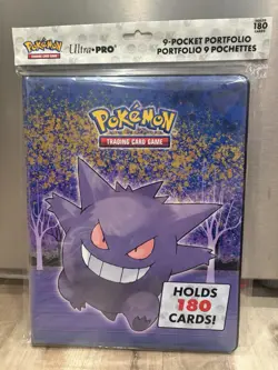 Ultra Pro Binder Pokemon TCG Gengar Haunted Hollows 9 Pocket 180 Cards - Image 1