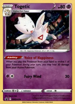 Togetic Promo SWSH: Sword & Shield Promo Cards SWSH276 NM - Image 1