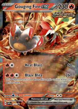 Gouging Fire ex Promo SV: Scarlet & Violet Promo Cards 144 NM - Image 1