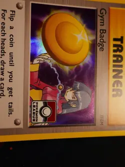NM Pokemon Sabrina GYM BADGE Card XY BLACK STAR PROMO Set XY208 League Holo Foil - Image 4