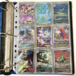 Huge Binder Collection Lot of 170+ Pokemon Card Mixed EX SV Holo Full Art Mewtwo - Image 1