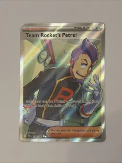 Team Rockets Petrel Ultra Rare Card 226/182 Destined Rivals Series - Image 1
