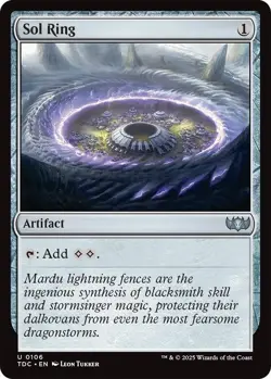 SOL RING 106 UNCOMMON COMMANDER: TARKIR: DRAGONSTORM NM/M - Image 1