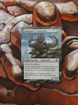 Magic the Gathering Sojourner's Companion Hand Painted Unique Custom MTG Alter - Image 1