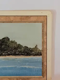 Magic the Gathering Tropical Island Revised Dual Land See Pics For Condition - Image 3