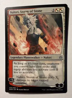 Nahiri, Storm of Stone 1x MtG War of the Spark LP - Image 1