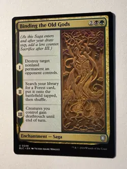 Binding the Old Gods 248 NM Bloomburrow Commander MTG - Image 1