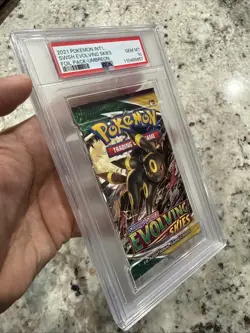 PSA 10 Pokemon Evolving Skies Umbreon Art Authentic Sealed Booster Pack - Image 3