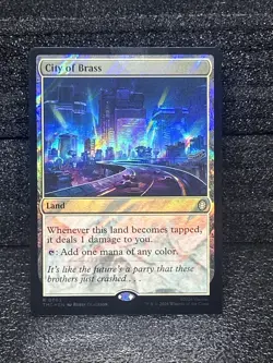 City of Brass (Surge Foil) Commander: Teenage Mutant Ninja Turtles Foil - Image 1