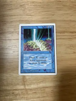 MTG Magic: The Gathering Braingeyser Unlimited Rare LP ungraded No reserve - Image 1