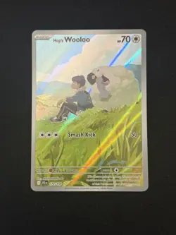 Hop’s Wooloo 170/159 Pokemon Journey Together Illustration Rare Holo NM - Image 1