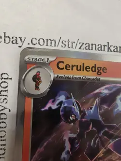 Pokemon Ceruledge MEP 014 Black Star Promo LP - Image 5