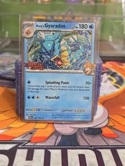 POKEMON MISTY'S GYARADOS 049/182 DESTINED RIVALS STAMPED SEALED PRERELEASE DECK - Image 1