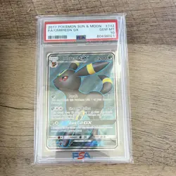 Pokemon TCG Umbreon GX Full Art Holo SM Base Set 142/149 PSA 10 - Image 1