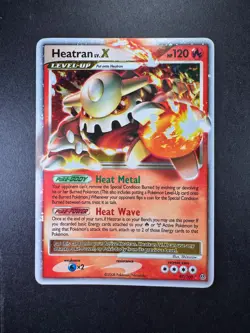 2008 POKEMON HEATRAN LV. X STORMFRONT 97/100 HOLO - Image 1