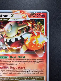 2008 POKEMON HEATRAN LV. X STORMFRONT 97/100 HOLO - Image 3