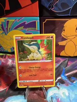 Pokemon TCG Cyndaquil Sword & Shield SWSH221 Holo Promo Promo - Image 1