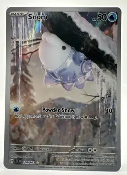 Pokemon: Snom - 168/162 - SV05: Temporal Forces (TEF) Illustration Rare, Clean - Image 1