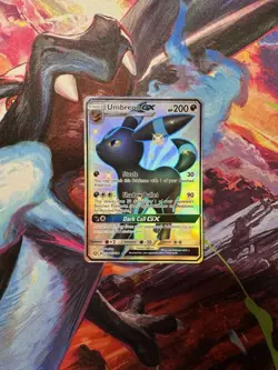 Pokemon Company Umbreon GX SV69/SV94 Hidden Fates Shiny Vault Holo Full Art - Image 1