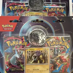 **2** Pokemon Mega Evolution & Phantasmal Flames 2-Pack Blister Raikou 2x - Image 1