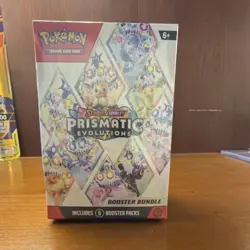 Pokemon TCG Scarlet & Violet Prismatic Evolutions Booster Bundle Box 6 Packs - Image 1