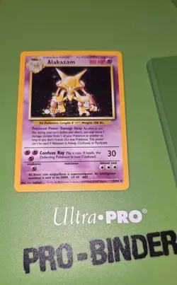 Pokemon TCG Alakazam Base Set 1/102 Holo - Image 3